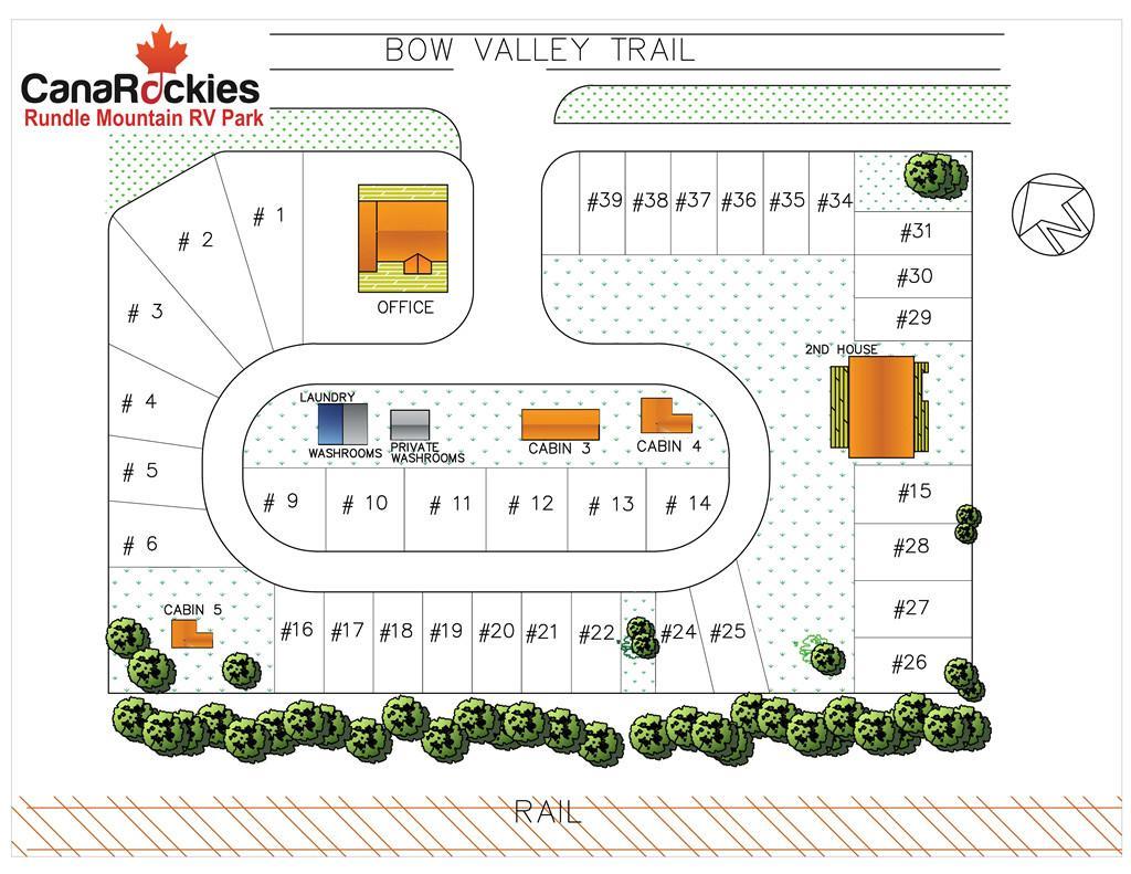 Rundle Mountain Rv Park Hotel Canmore Exterior foto